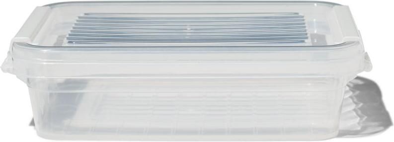 HEMA Opbergdoos met deksel 0.5L Dublin transparant 18x11x5 (transparant)