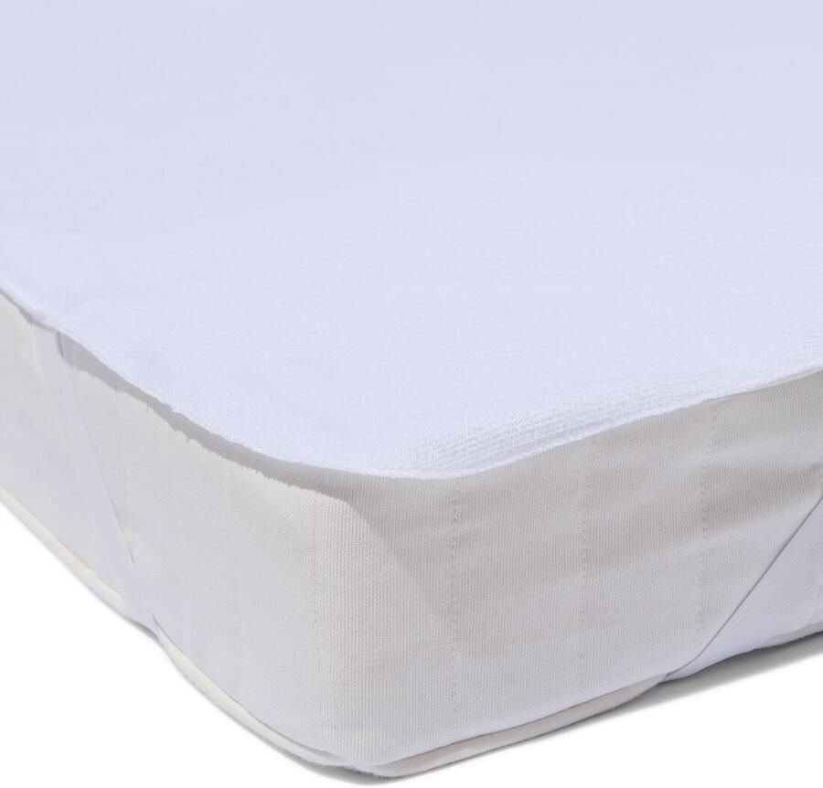 HEMA Plateau matrasbeschermer molton 180x200cm waterdicht (wit)