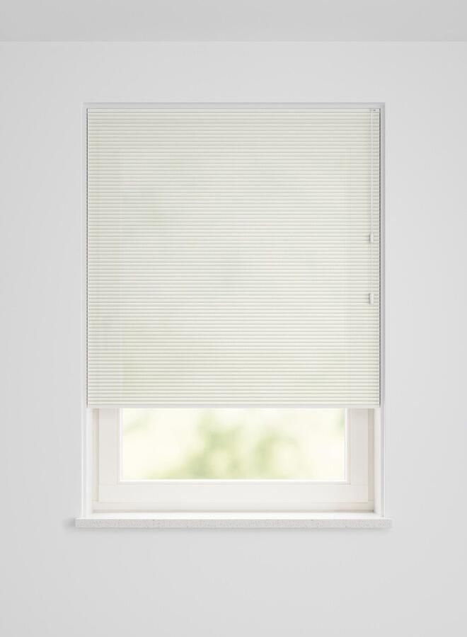 HEMA Plissé dubbel lichtdoorlatend uni wit (wit)
