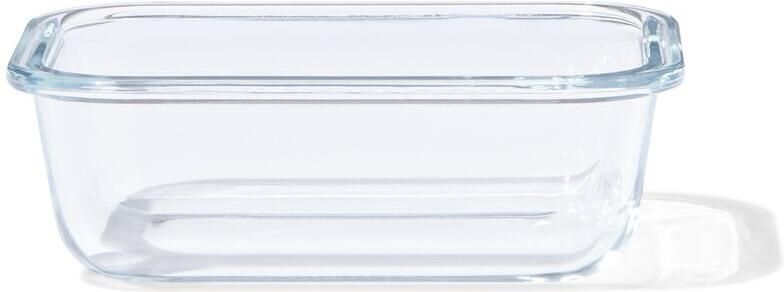 HEMA Voorraadbakje maat S 370ml glas zonder deksel (transparant)
