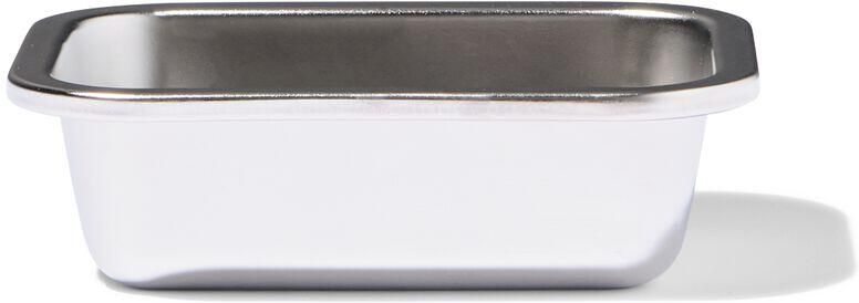 HEMA Voorraadbakje maat S 370ml RVS zonder deksel (grijs metallic)
