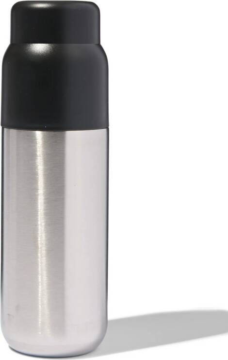 HEMA Isoleerfles 500ml Rvs Zwart (zwart)