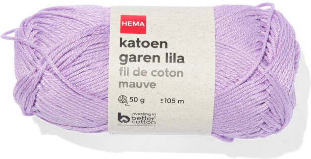 HEMA Katoen Garen Lila 50gram 105meter