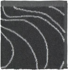 HEMA Keukendoek 50 X 50 Katoen Grijs Golven (grijs)