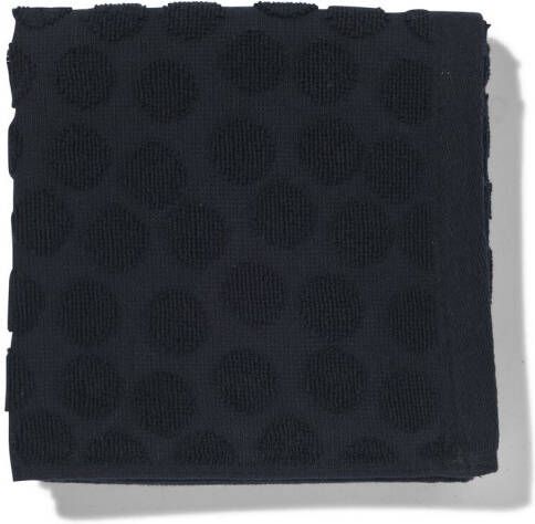 HEMA Keukendoek 50 X 50 Katoen Zwart Stip (zwart)