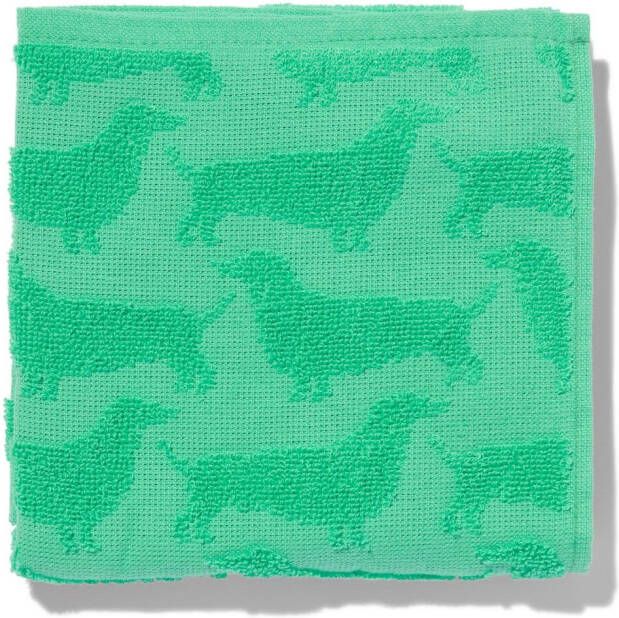 HEMA Keukendoek 50x50 Katoen Groen (felgroen)