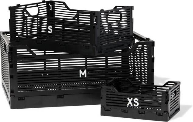HEMA Klapkrat letterbord recycled zwart (zwart)