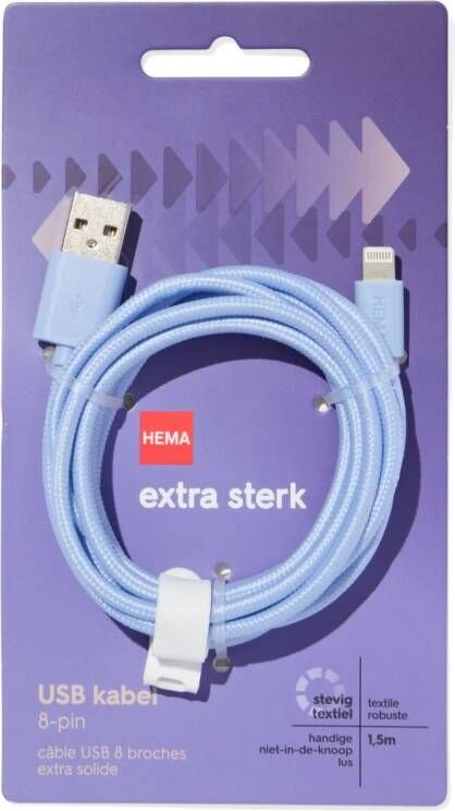 HEMA Laadkabel USB Naar 8-pin 1.5m