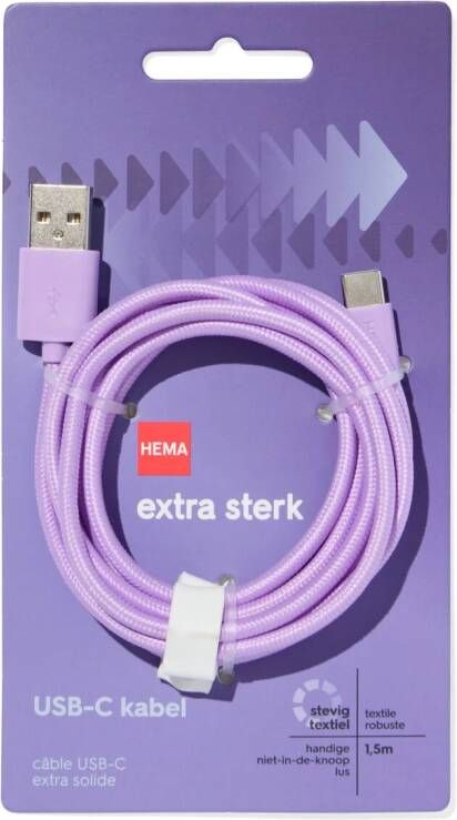 HEMA Laadkabel USB Naar USB-C 1.5m