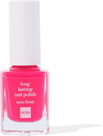 HEMA Langhoudende Nagellak 311 Neon Pink (felroze)