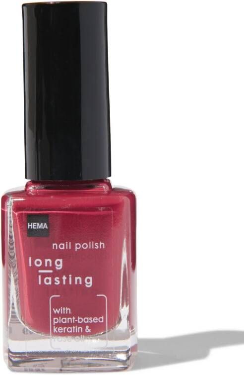 HEMA Long Lasting Nagellak 012 Vampy Smoke (rood)