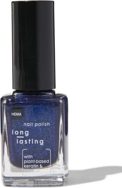 HEMA Long Lasting Nagellak 1004 Cosmos Blue (donkerblauw)