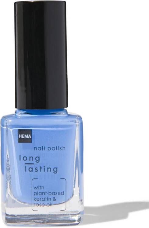 HEMA Long Lasting Nagellak 346 Wooshy Wednesday (blauw)