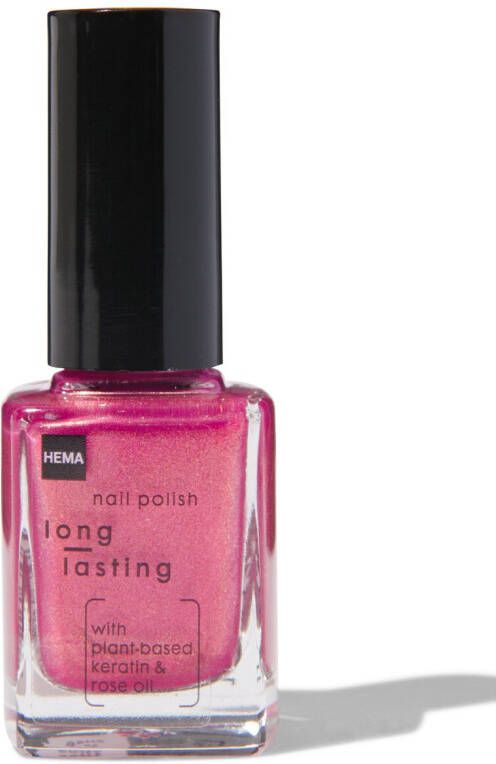 HEMA Long Lasting Nagellak 908 Pink Sunrise (donkerroze)