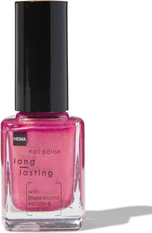 HEMA Long Lasting Nagellak 908 Pink Sunrise (donkerroze)