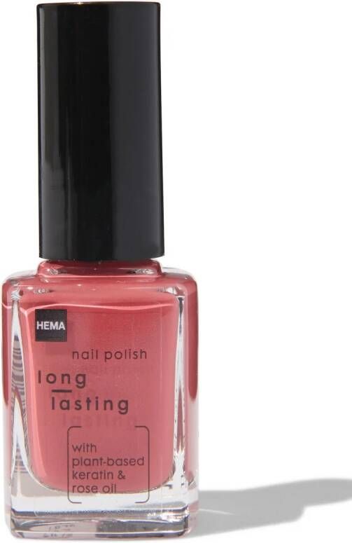 HEMA Longlasting Nagellak (donkerroze)