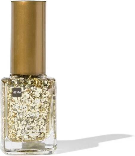 HEMA Longlasting Nagellak Glitter Goud