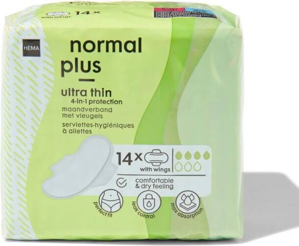 HEMA Maandverband Ultra Dun 14 Stuks