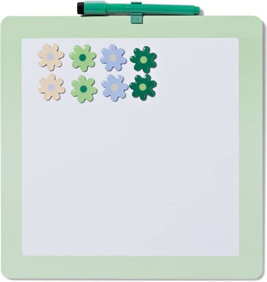 HEMA Magnetisch Whiteboard 30x30 Bloemen