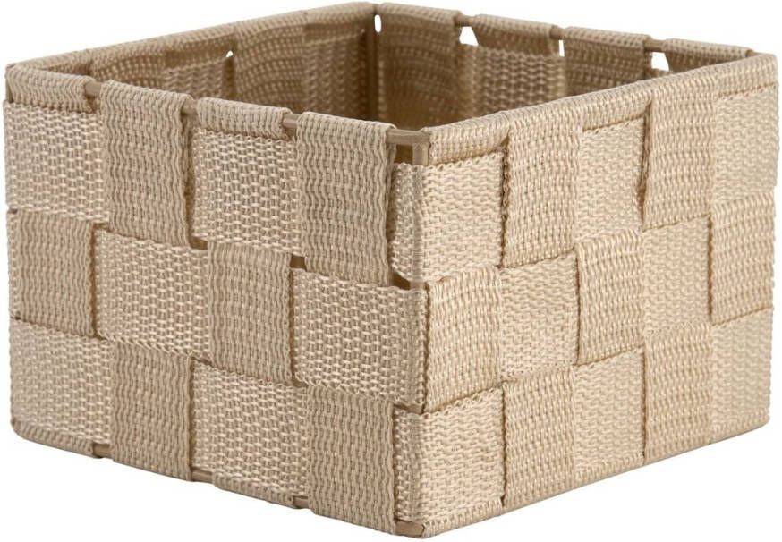 HEMA Mand Stof Beige 13x13x9 (beige)