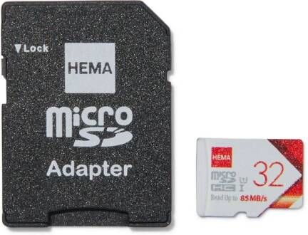 HEMA Micro SD Geheugenkaart 32GB