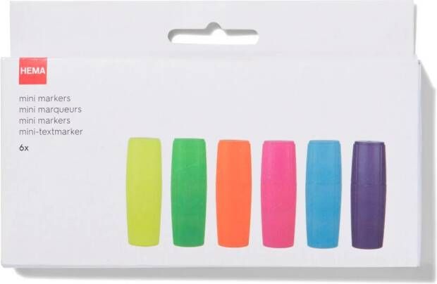 HEMA Mini Markers 6 Stuks