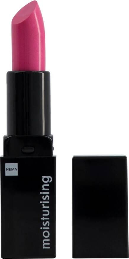 HEMA Moisturising Lipstick 33 Candy Twinkle Satin Finish (felroze)