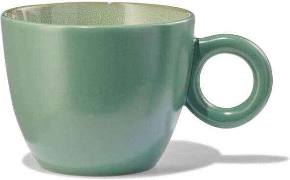 HEMA Mok Helsinki Reactief Glazuur Groen 420ml (groen)