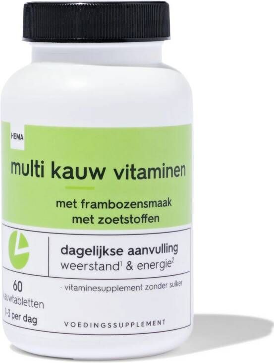 HEMA Multivitamine Kauwtabletten 60 Stuks