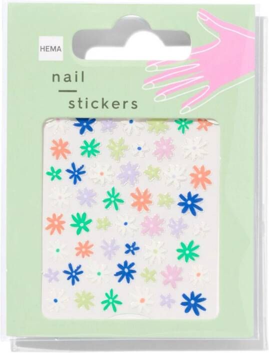 HEMA Nagelstickers Bloemen 52 Stuks