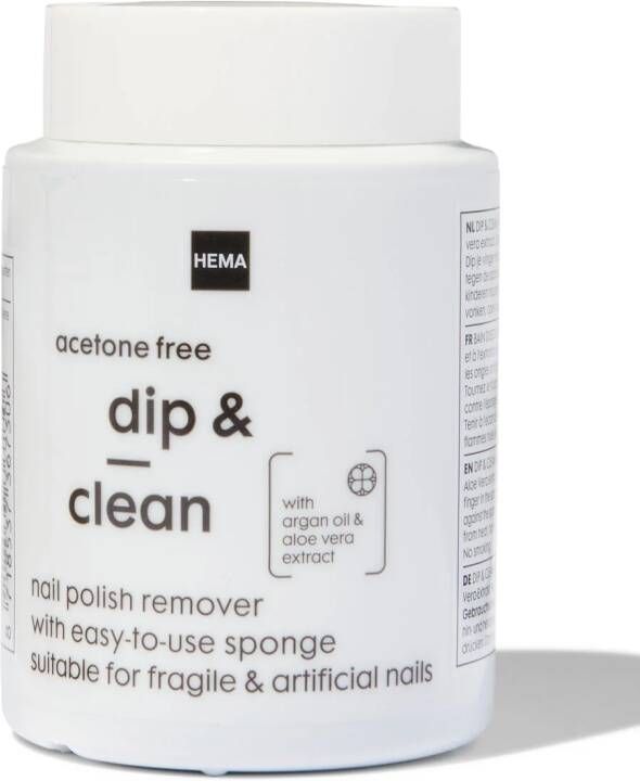 HEMA Nailpolish Remover Dip & Clean 75 Ml