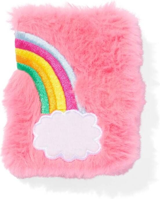 HEMA Notitieboek 7.5x9.5cm Fluffy Regenboog