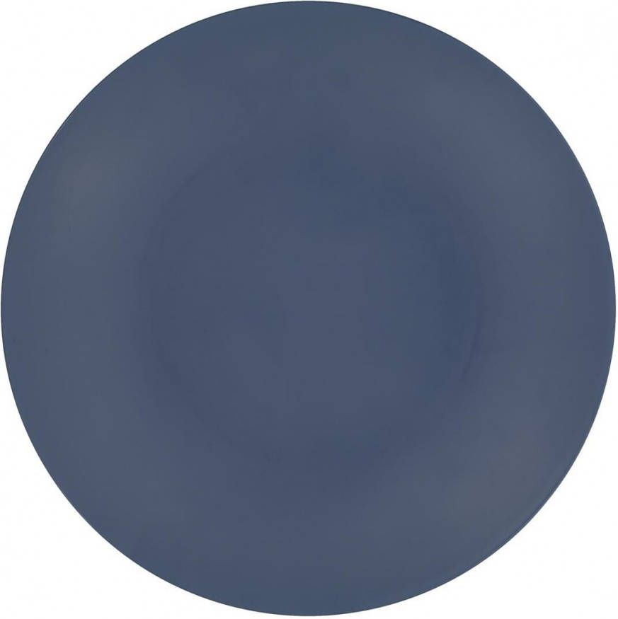 HEMA Ontbijtbord Ø 21.5 Melamine Mat Blauw (blauw)