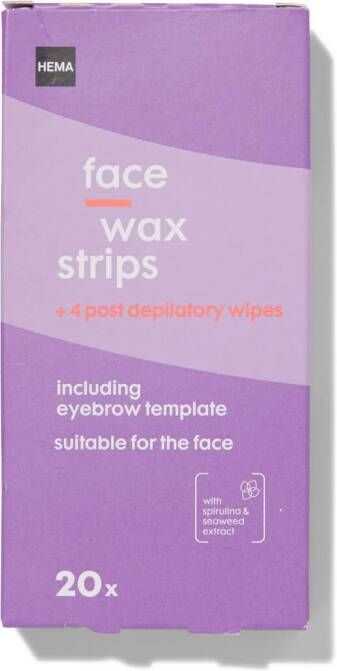 HEMA Ontharingsstrips Face Wax 20 Stuks