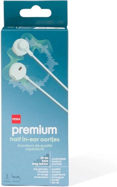 HEMA Oortjes Half In-ear Premium Mint