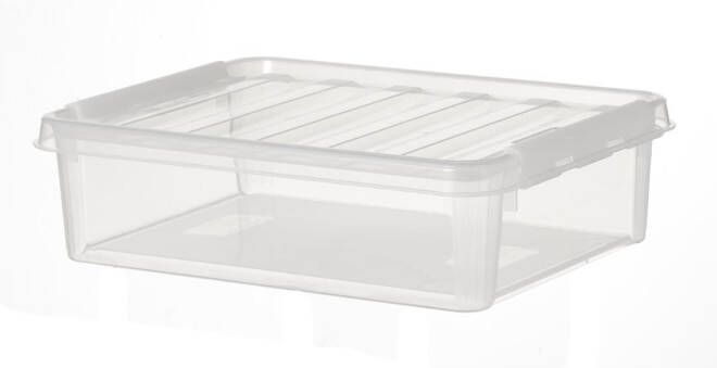 HEMA Opbergbox 8L Madrid Transparant 40x30x12 (transparant)