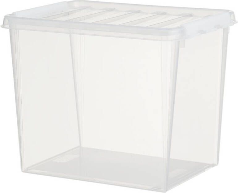 HEMA Opbergbox 25L Madrid Transparant 40x30x32 (transparant)