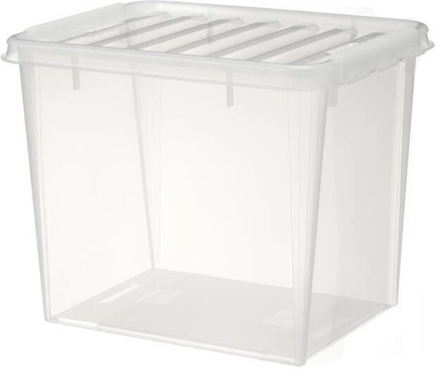 HEMA Opbergbox 52L London Transparant 50x39x41 (transparant)