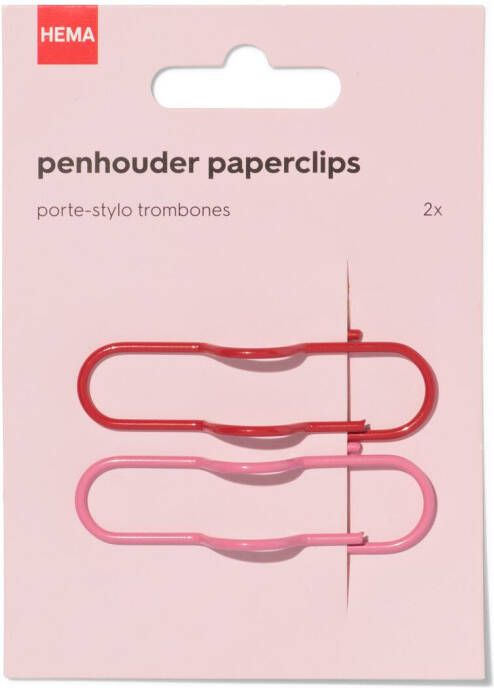 HEMA Paperclip Met Penhouder 2 Stuks