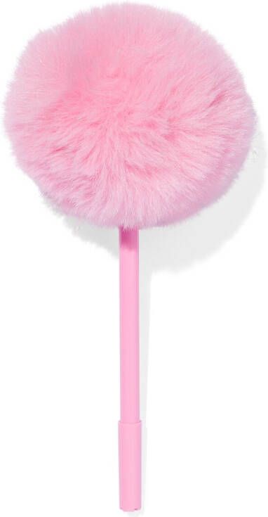 HEMA Pen Pompon Blauwschrijvend Roze geel lila