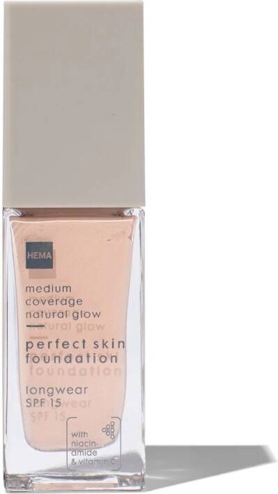 HEMA Perfect Skin Foundation 01 Vanilla Rose (ivoor)