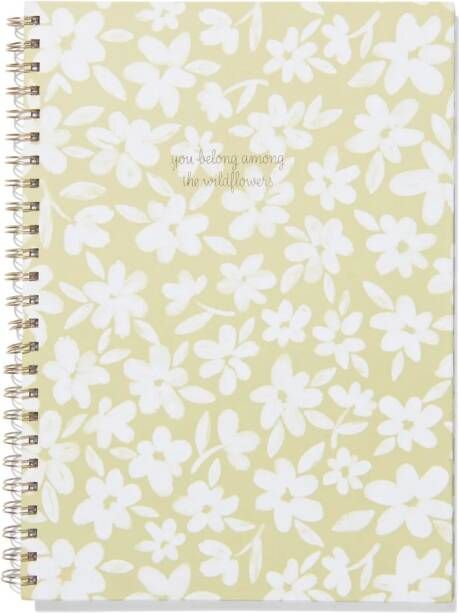 HEMA Plakboek Blanco Met Spiraal Bloemen A4