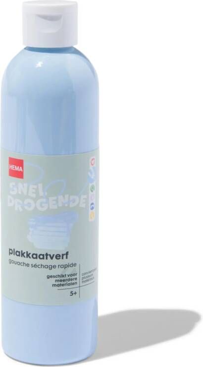 HEMA Plakkaatverf Lichtblauw 250ml