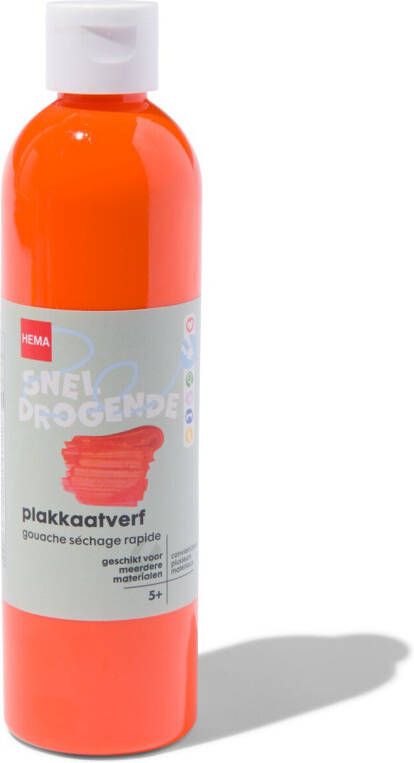 HEMA Plakkaatverf Oranje 250ml