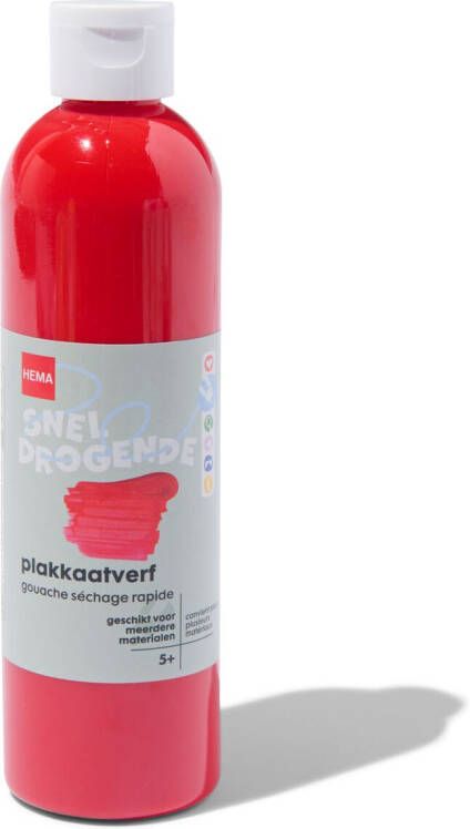 HEMA Plakkaatverf Rood 250ml