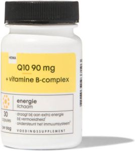 HEMA Q10 90 Mg + Vitamine B-complex 30 Stuks