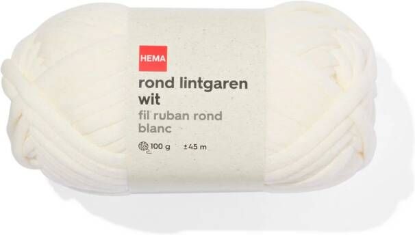 HEMA Rond Lintgaren Wit 100gram 45meter