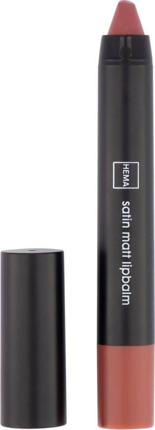 HEMA Satin Matt Lipbalm 16 Light Nude (lichtrood)