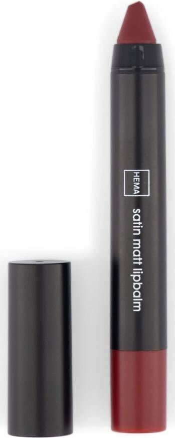 HEMA Satin Matt Lipbalm 18 Wine (wijnrood)