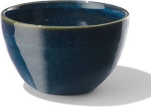 HEMA Schaal 10 Cm Porto Reactief Glazuur Donkerblauw (donkerblauw)